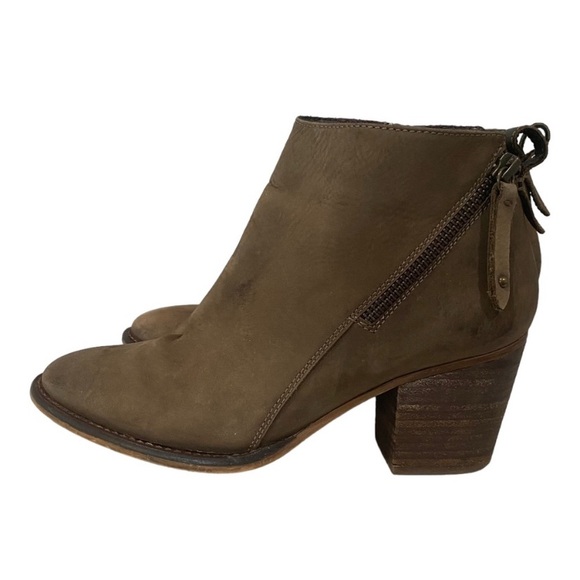 Blondo Nevada Taupe Waterproof Leather Ankle Zip Shoes Bootie 7 - Picture 7 of 15